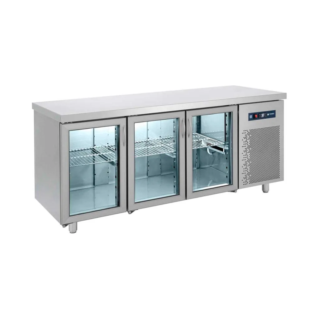 Rashladni pult sa staklenim vratima 3 – GN